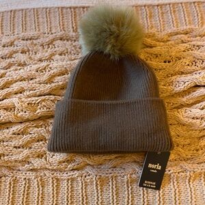 Army Green  Knit Beanie NWT